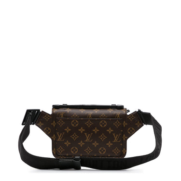 Brown Louis Vuitton Monogram S Lock Sling Belt Bag - Designer Revival