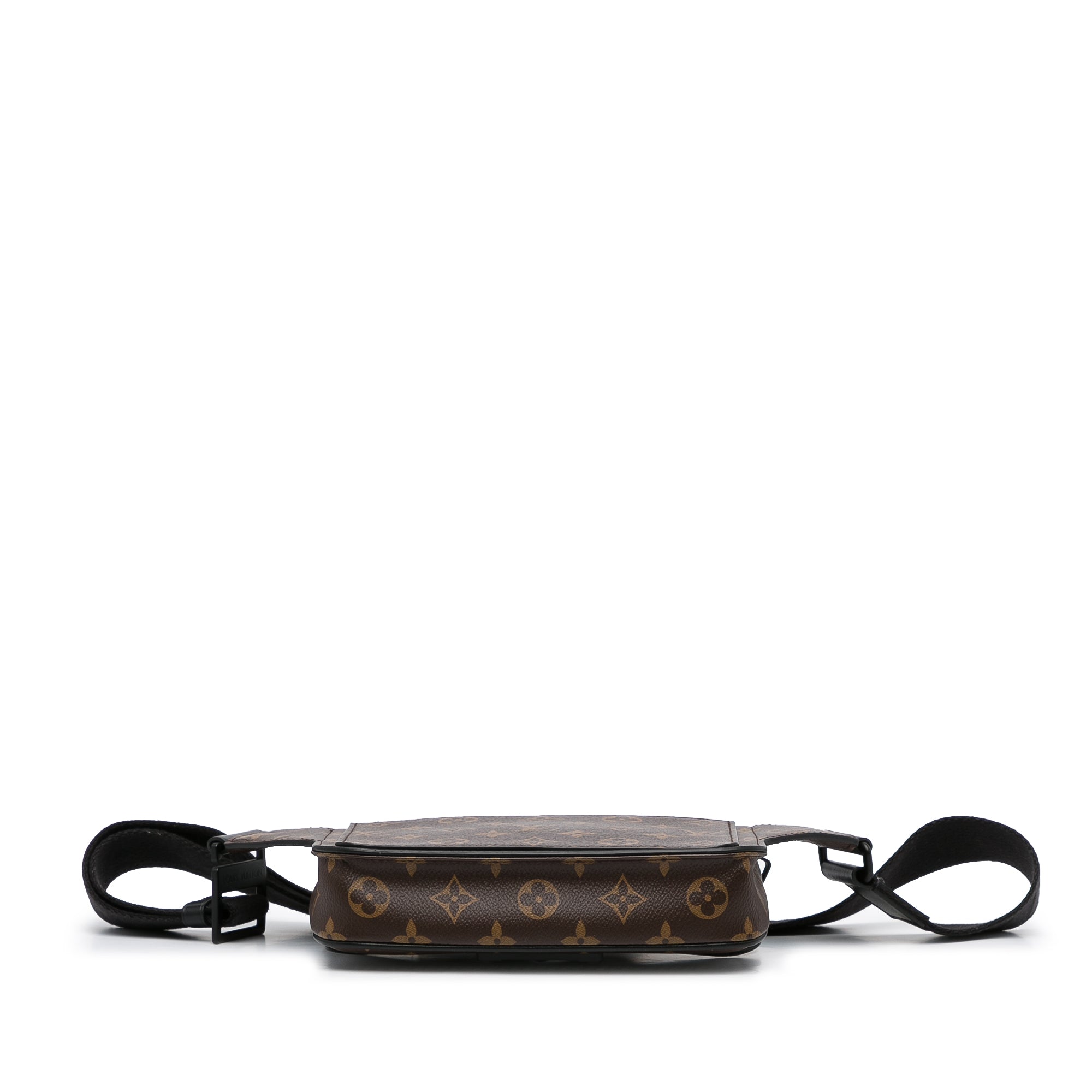 Brown Louis Vuitton Monogram S Lock Sling Belt Bag