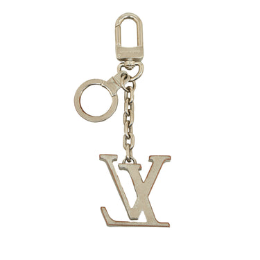 Silver Louis Vuitton LV Initials Key Holder - Designer Revival