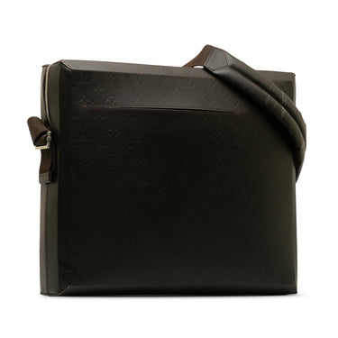 Black Louis Vuitton Monogram Glace Steve Business Bag - Designer Revival