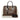 Brown Louis Vuitton Damier Ebene Shearling Normandy Bag - Designer Revival
