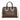 Brown Louis Vuitton Damier Ebene Shearling Normandy Bag - Designer Revival