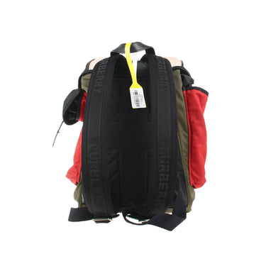 Multi Burberry Colorblock Nylon Backpack - Designer Revival