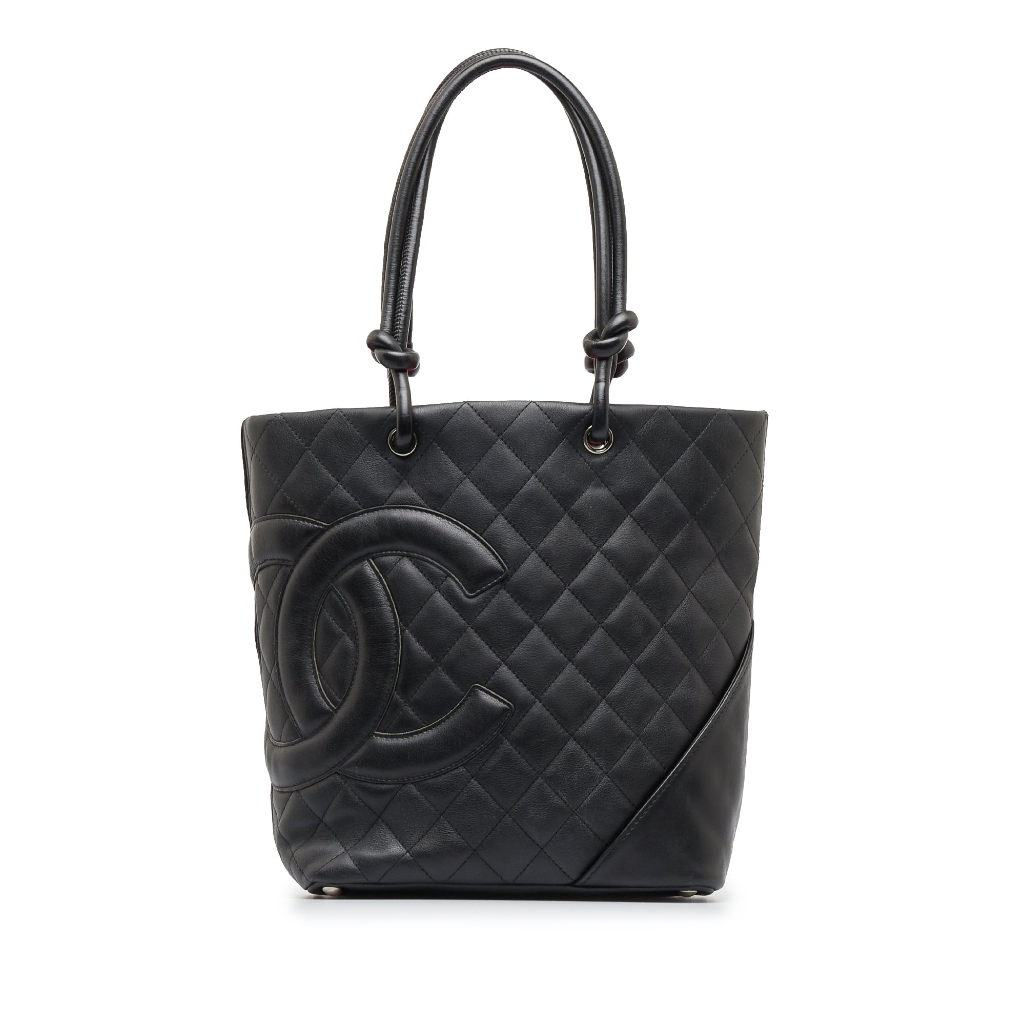 Chanel White/Black Quilted Leather Small Ligne Cambon Tote Chanel | The  Luxury Closet