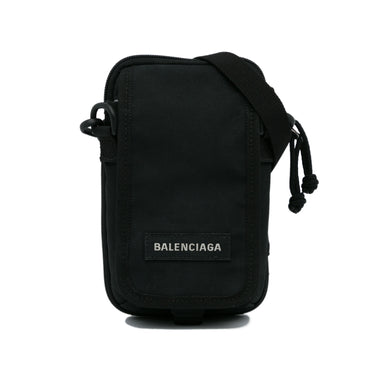Black Balenciaga Explorer Pouch Crossbody Bag - Designer Revival