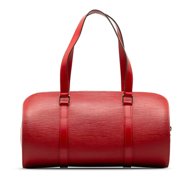 Red Gucci Small Guccissima Padlock Shoulder Bag