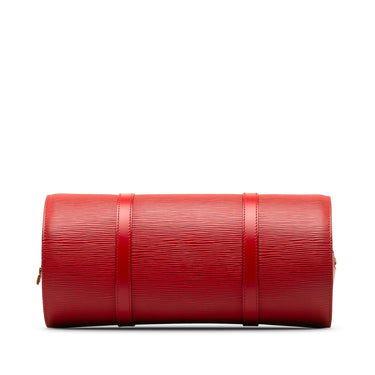 Red Gucci Small Guccissima Padlock Shoulder Bag