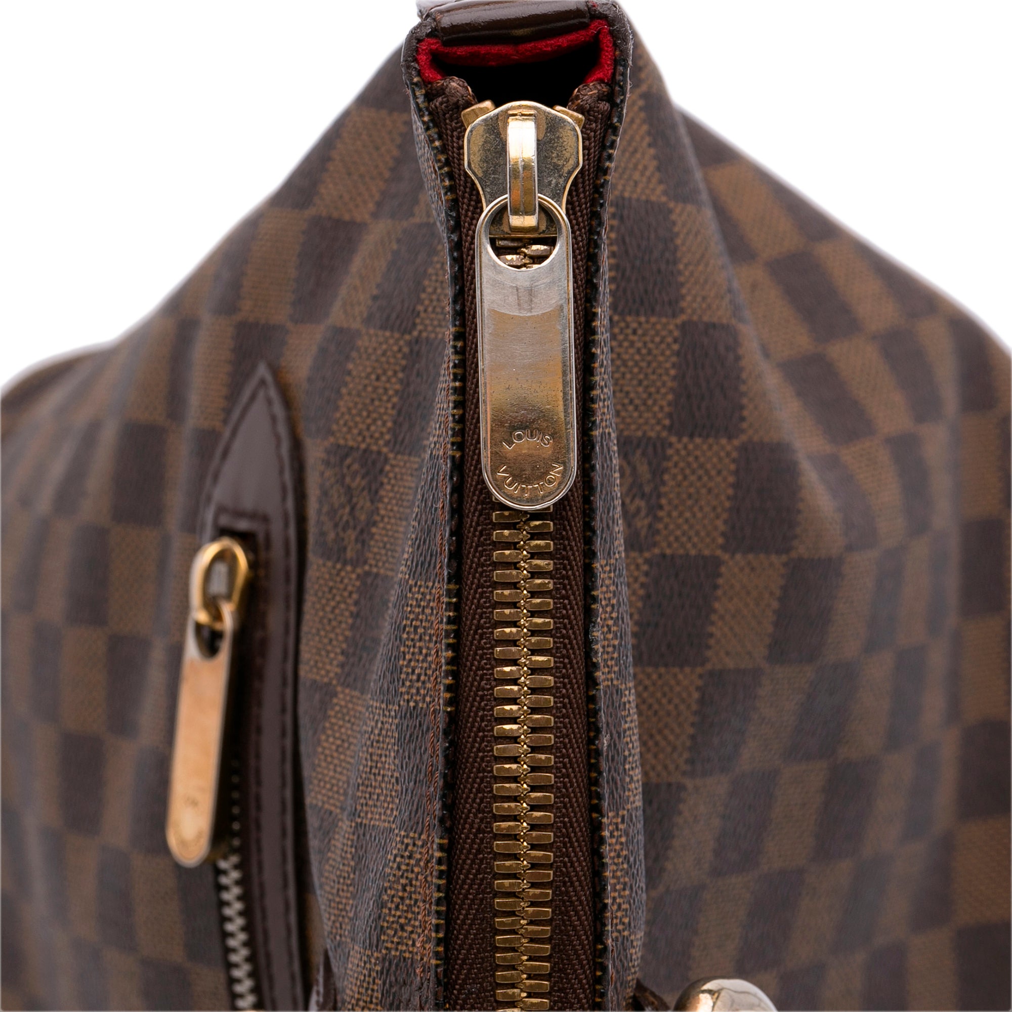 Saleya cloth handbag Louis Vuitton Brown in Cloth - 31984096