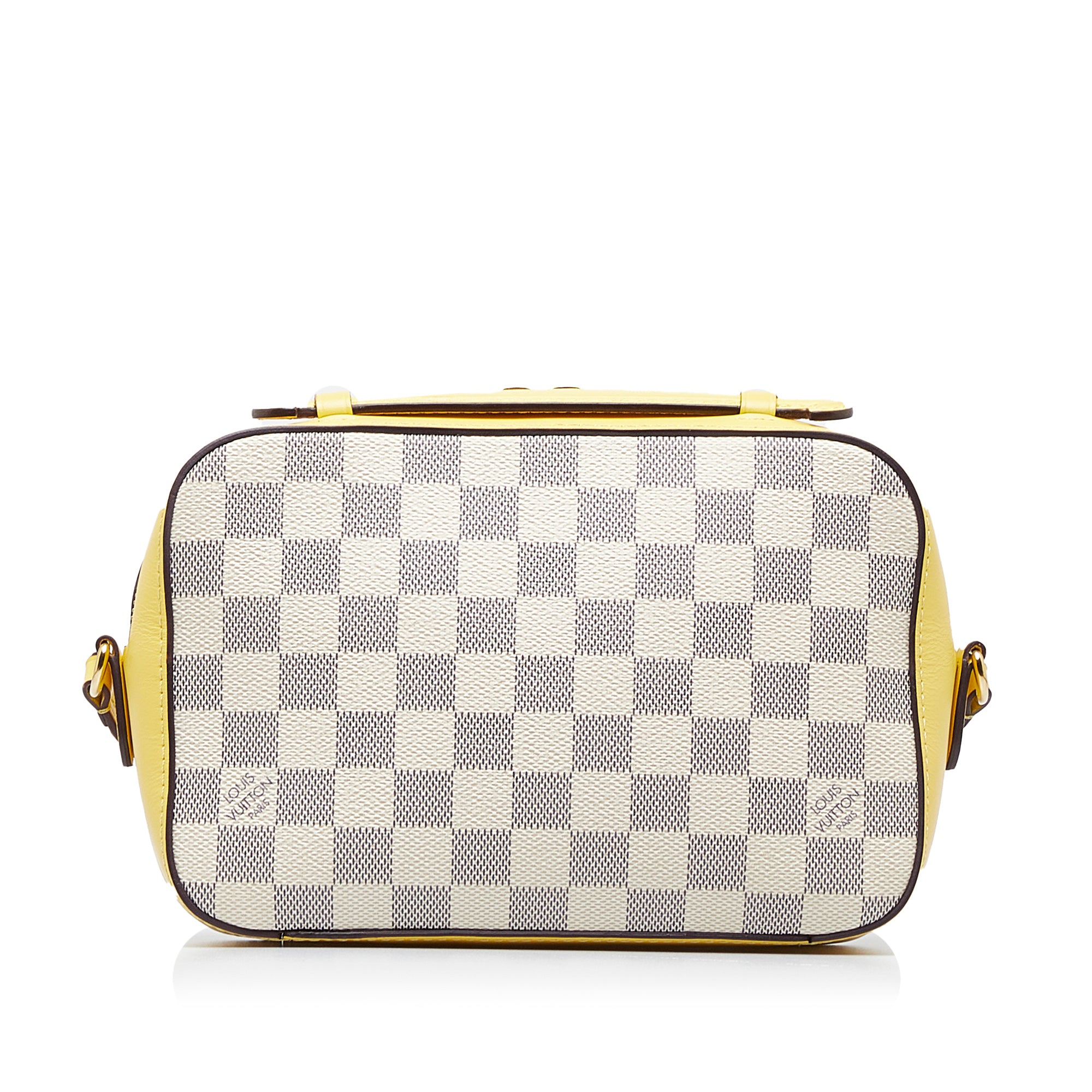 White Louis Vuitton Damier Azur Saintonge Crossbody Bag – Designer