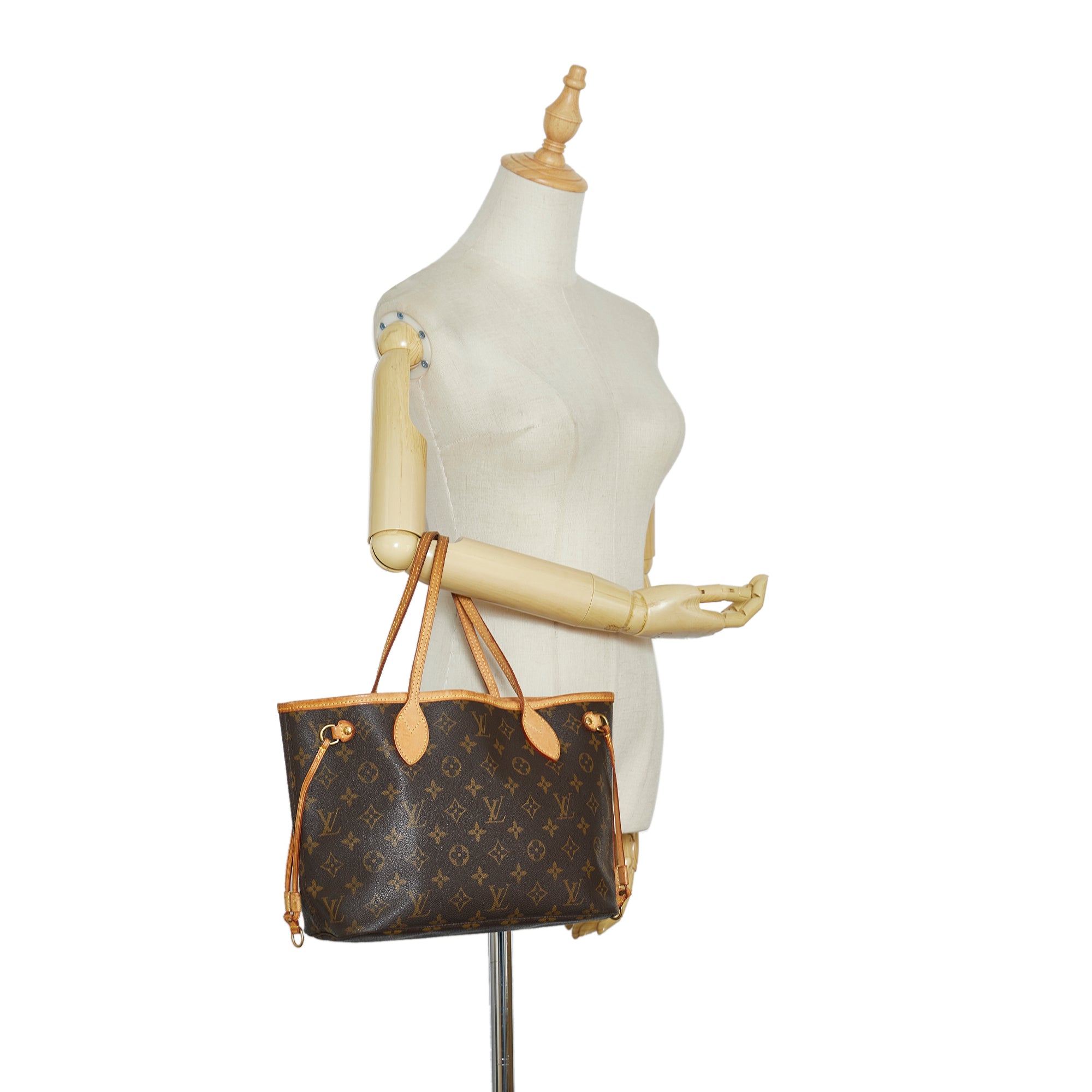 Louis Vuitton Small Monogram Neverfull PM Tote Bag