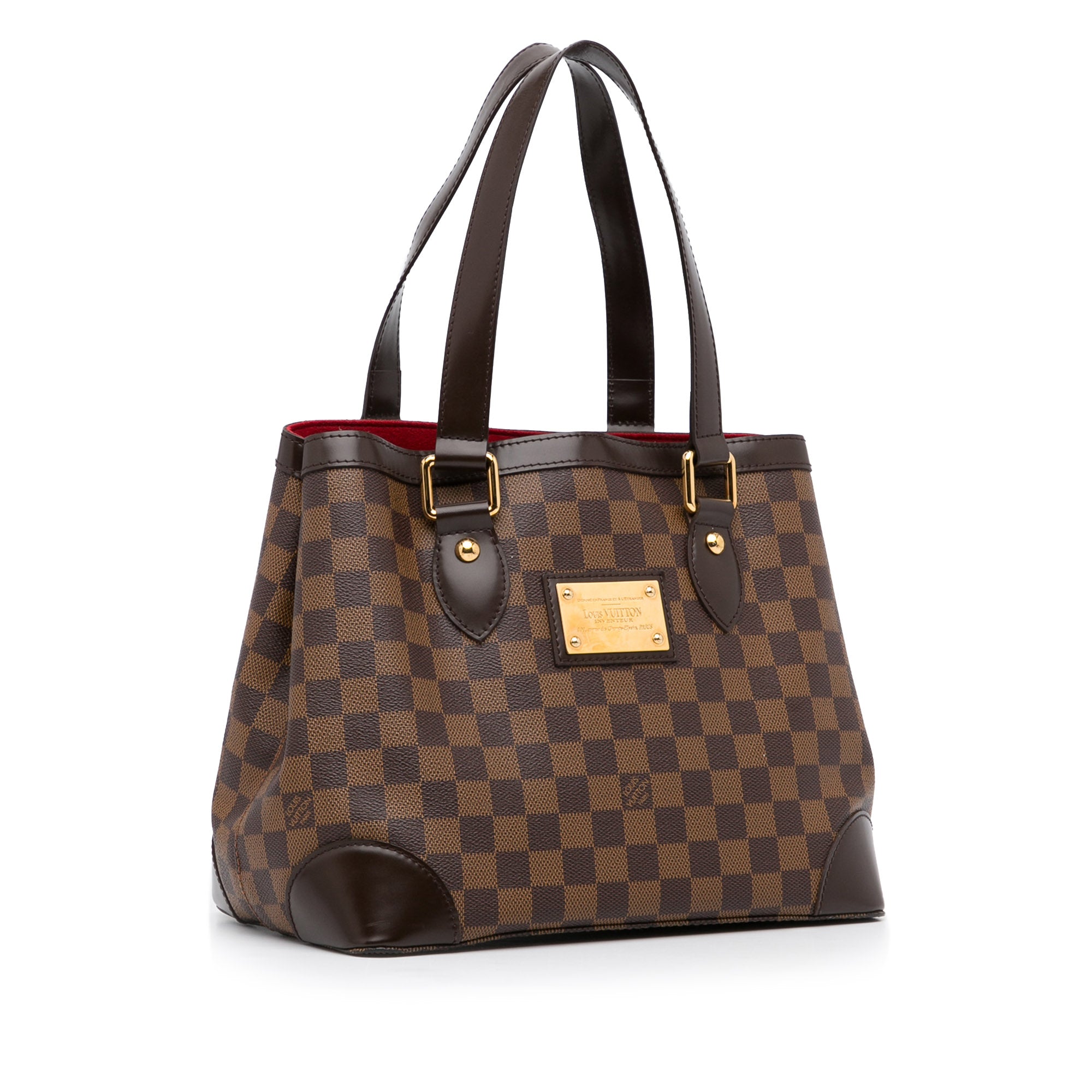 Louis Vuitton Hampstead Leather Handbag In Brown