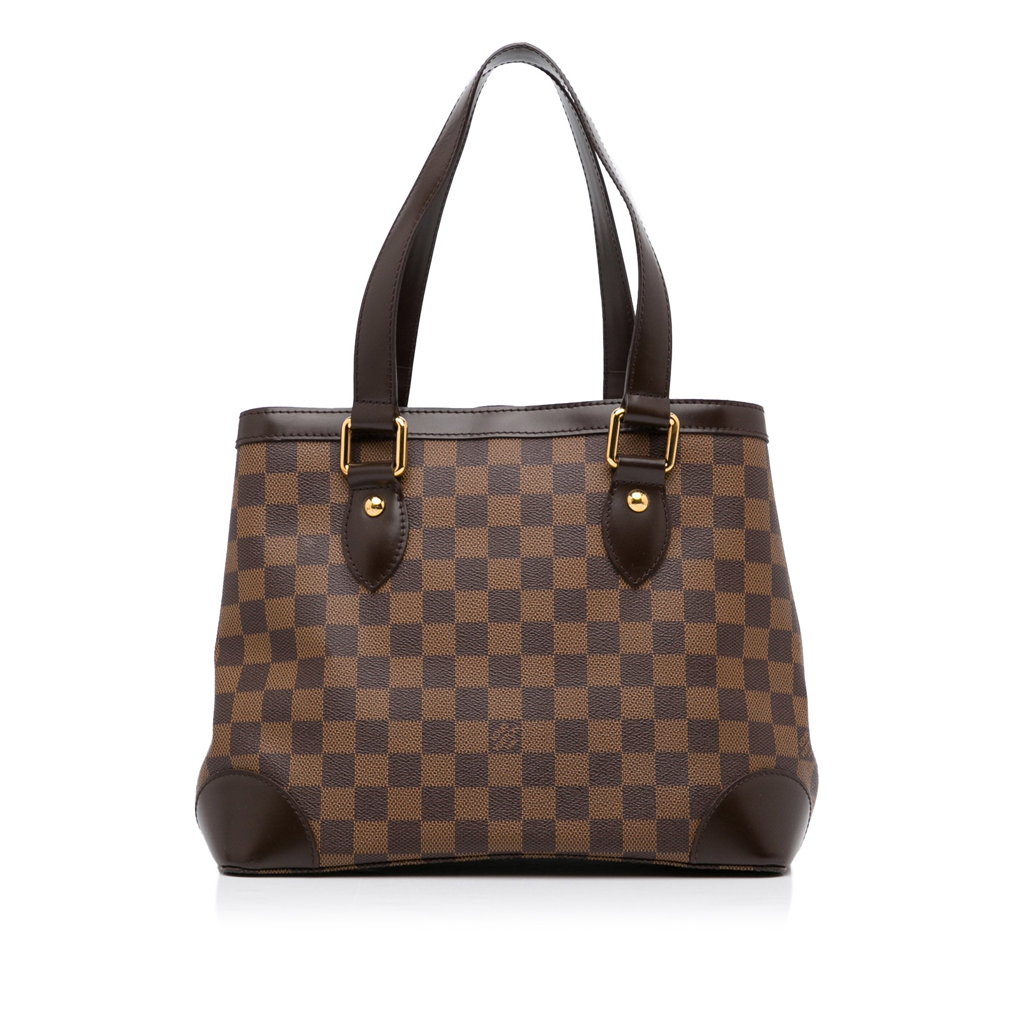 Brown Leather Louis_Vuitton Alma Pm Damier Ladies Hand Purse, For PARTY WEAR