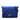 Blue Fendi FF Lock Crossbody - Designer Revival