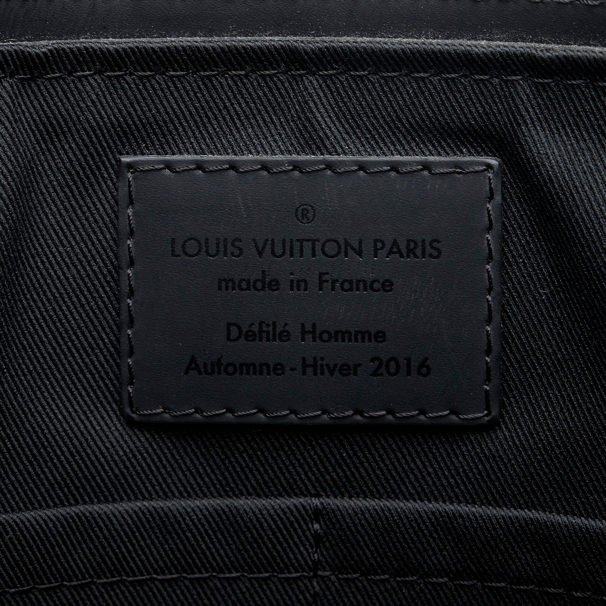 Black Louis Vuitton Monogram Illusion Explorer Tote Satchel
