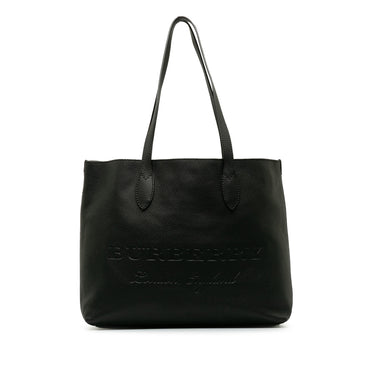 Black Burberry Remington Tote Bag - Designer Revival