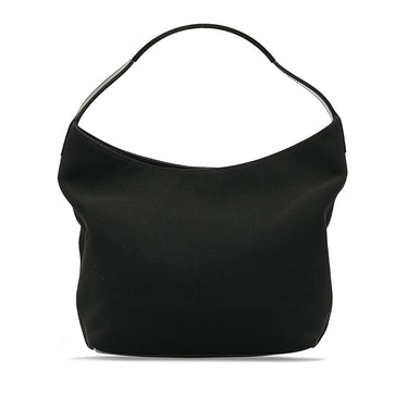 Black Gucci Canvas Shoulder Bag - Designer Revival