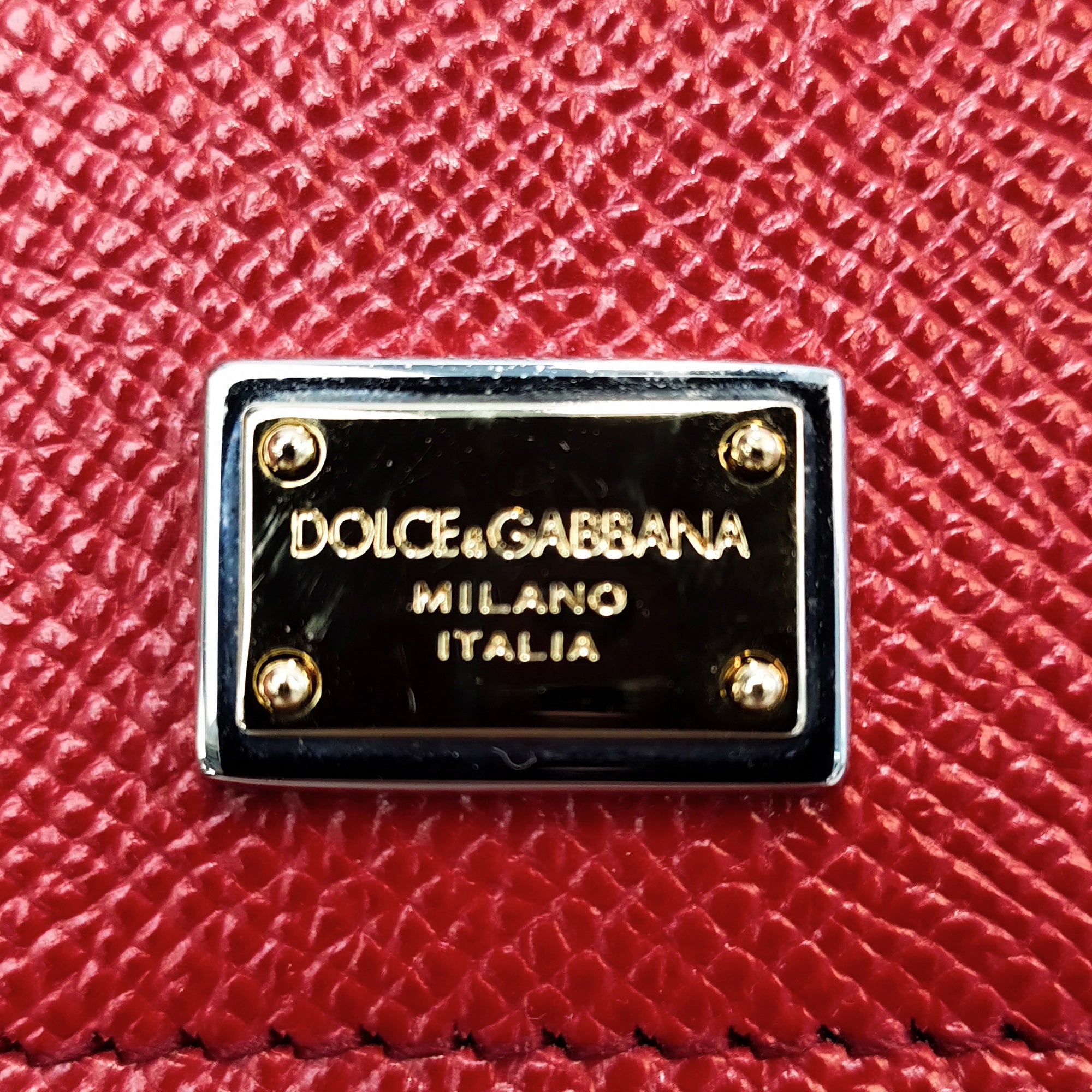 Dolce & Gabbana Red Miss Sicily Von Bag Dolce & Gabbana