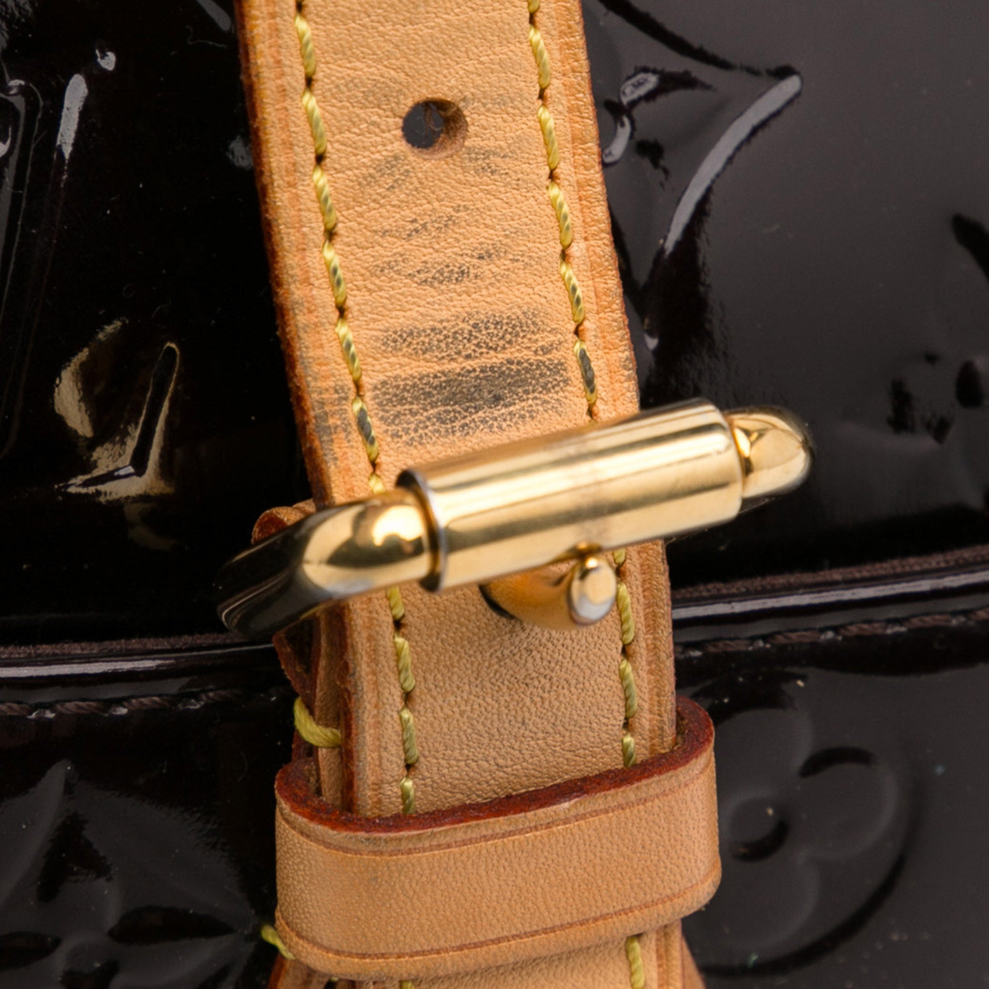 Louis Vuitton Amarante Vernis Monogram Belt