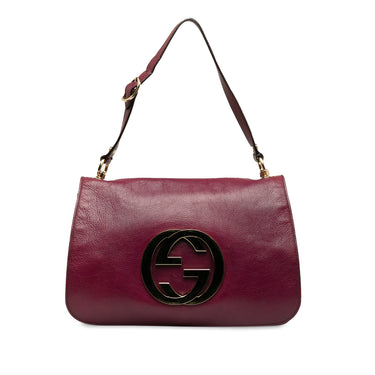Purple Gucci Blondie Shoulder Bag - Designer Revival