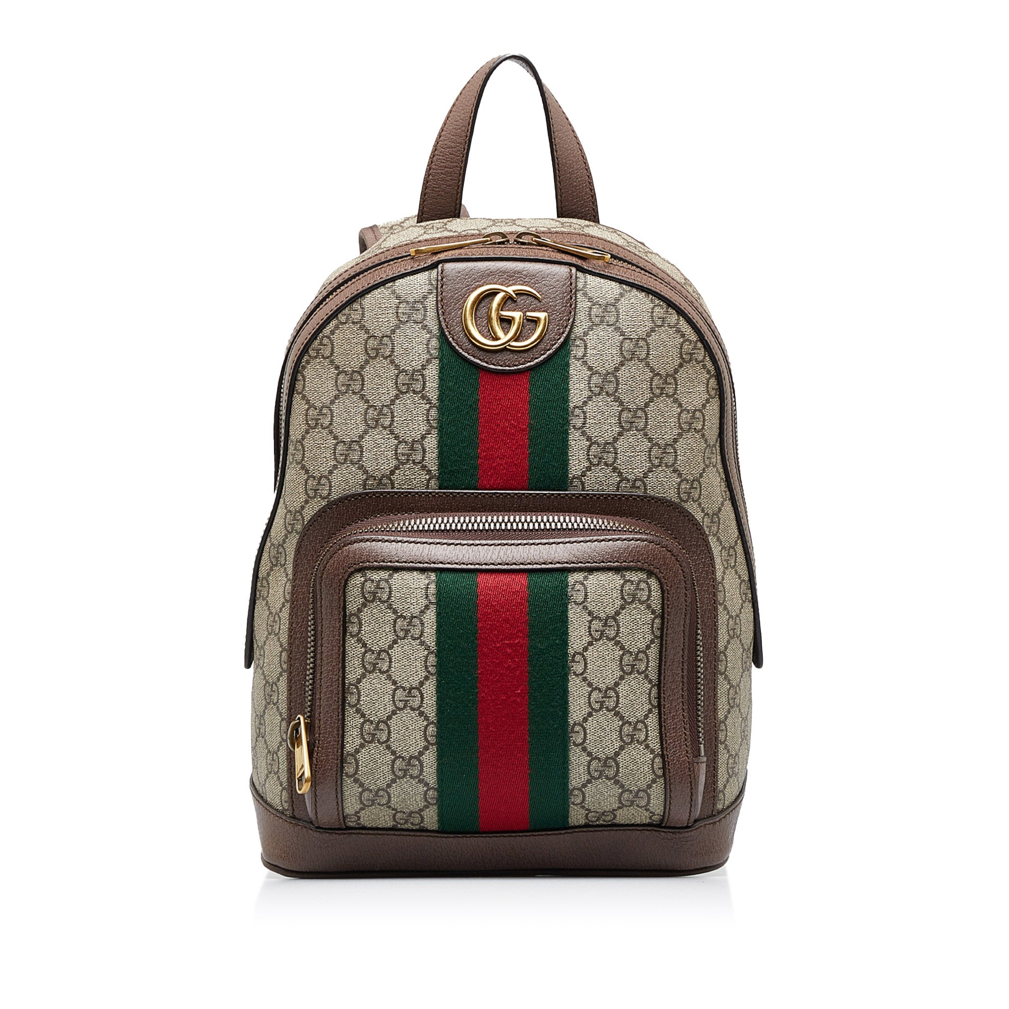 tidligere bande Fritid Brown Gucci Small GG Supreme Ophidia Backpack | Designer Revival