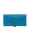 Blue Hermes Epsom Bearn Wallet