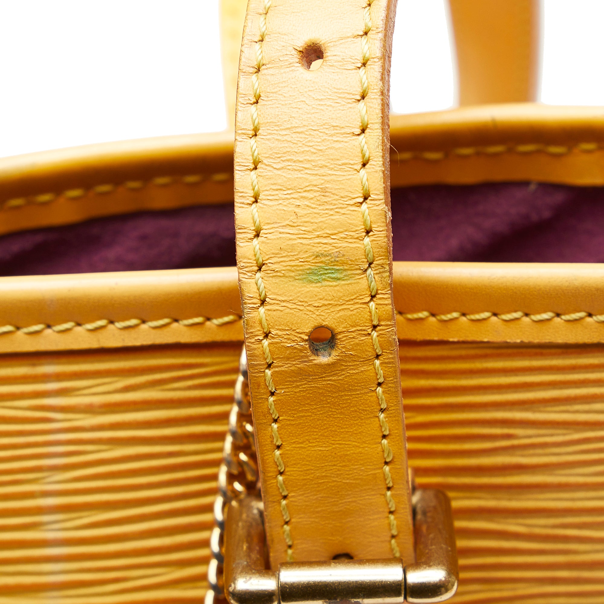 Yellow Louis Vuitton Epi Bucket PM – Designer Revival