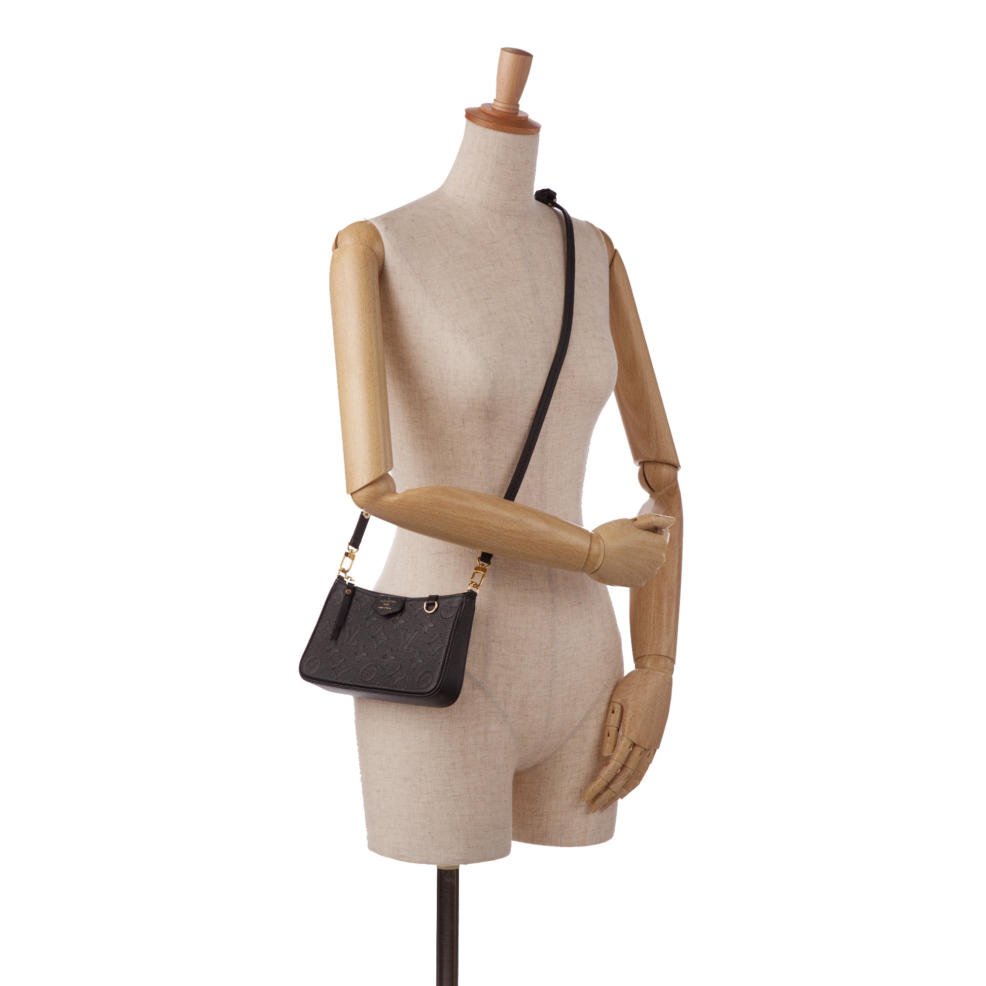 Black Louis Vuitton Monogram Empreinte Easy Pouch Crossbody Bag
