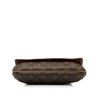 Brown Louis Vuitton Damier Ebene Sac Plat Tote Bag – Designer Revival