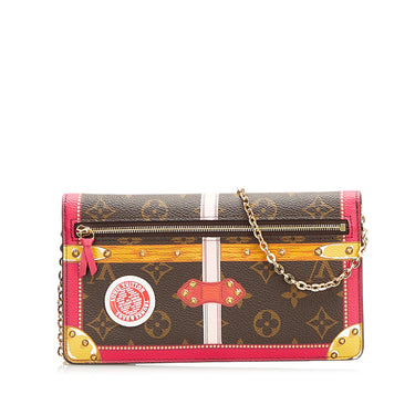 Brown Louis Vuitton Monogram Summer Trunks Pochette Crossbody Bag - Designer Revival