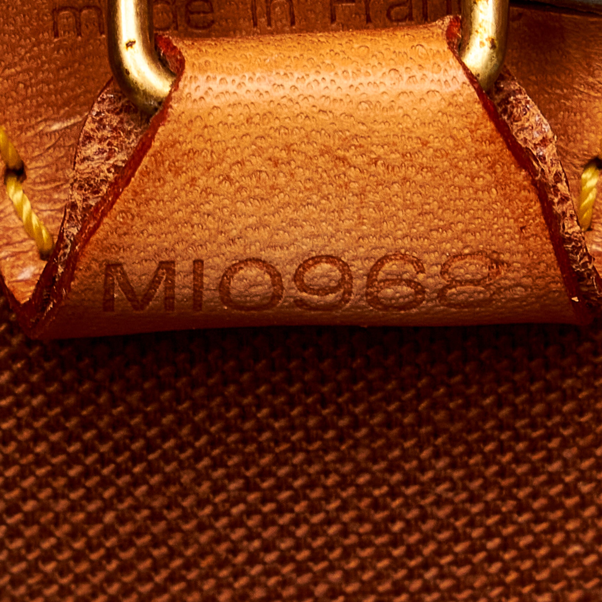 Ellipse cloth handbag Louis Vuitton Brown in Cloth - 37681642