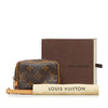 Brown Louis Vuitton Monogram Trousse Wapity Pouch