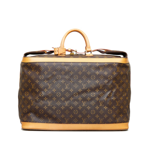 Brown Louis Vuitton Monogram Cruiser 50 Travel Bag