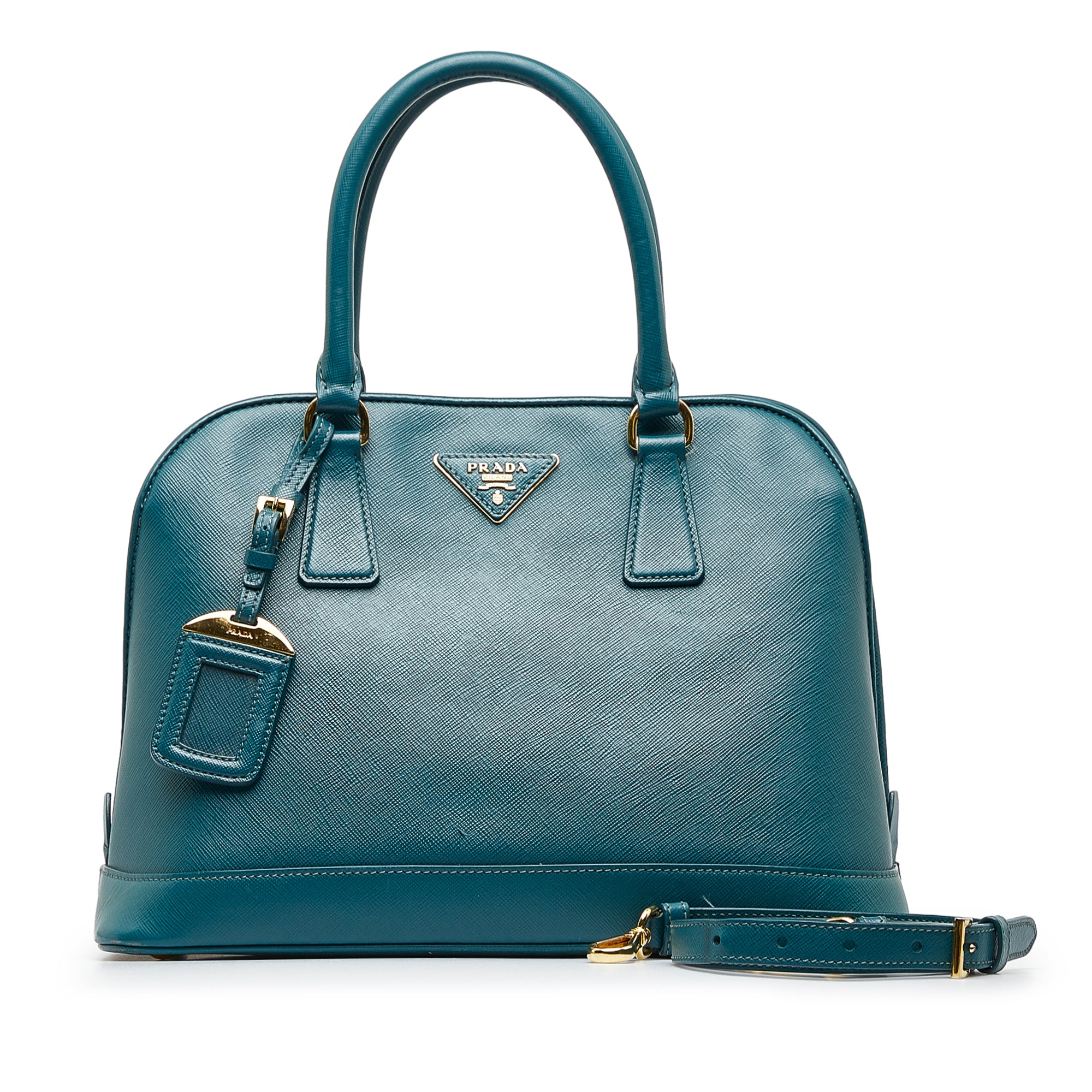 Prada Saffiano Promenade Leather Shoulder Bag on SALE