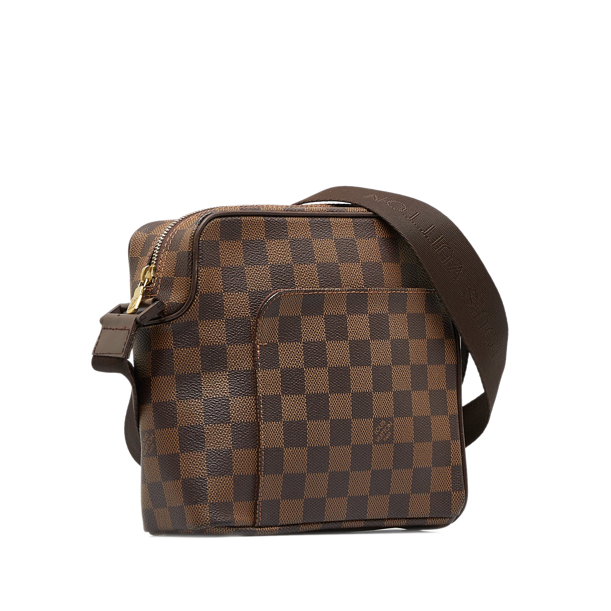 Louis Vuitton Olav Brown Canvas Shoulder Bag (Pre-Owned)