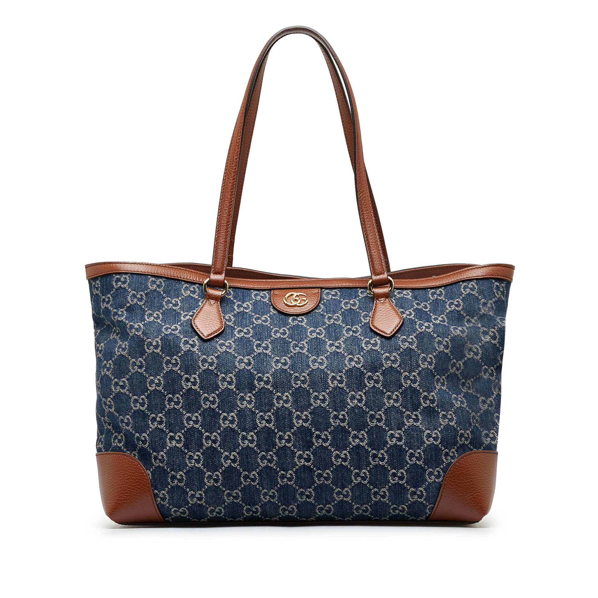 Gucci Mini Ophidia Gg Supreme Clutch Bag - Blue