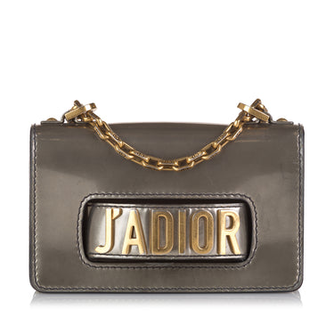 Gray Dior JaDior Mini Chain Flap Shoulder Bag - Designer Revival