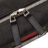 Black Gucci Techno Canvas Web Pouch