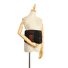 Black Gucci Techno Canvas Web Pouch
