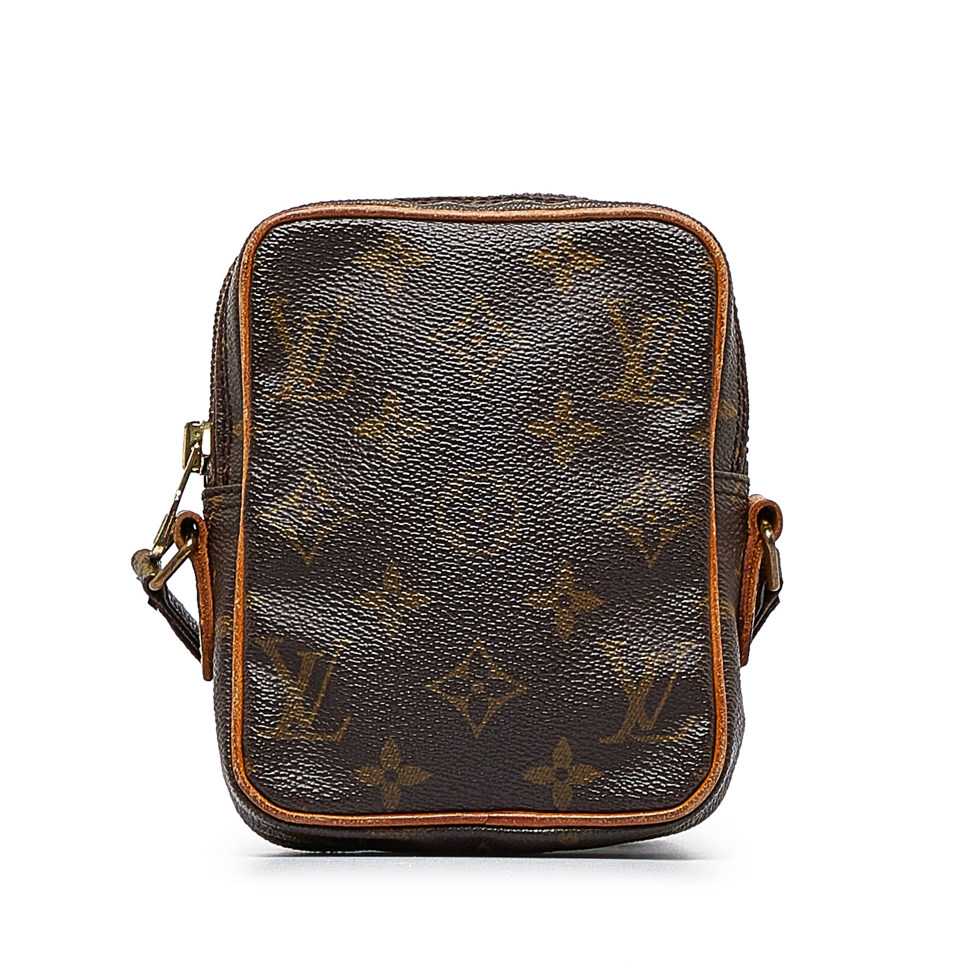 Brown Louis Vuitton Monogram Mini Danube Crossbody Bag – Designer