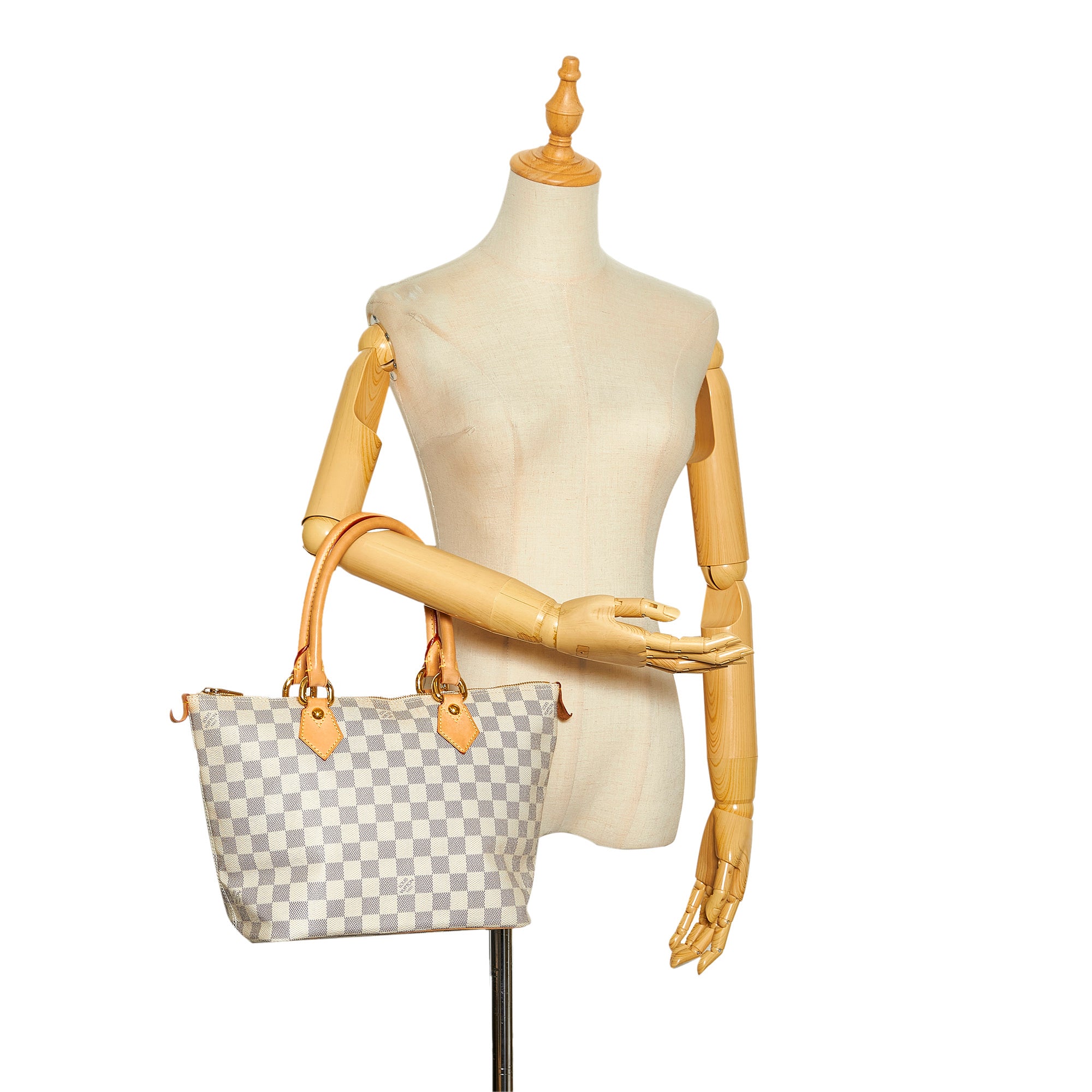 Authentic Louis Vuitton Saleya PM Tote Damier Shoulder Bag Handbag