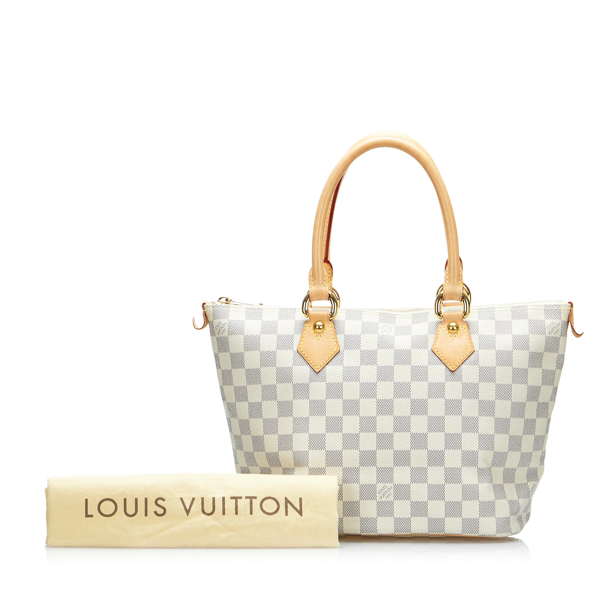 Louis Vuitton White Damier Azur Canvas Speedy 25 Shoulder Bag