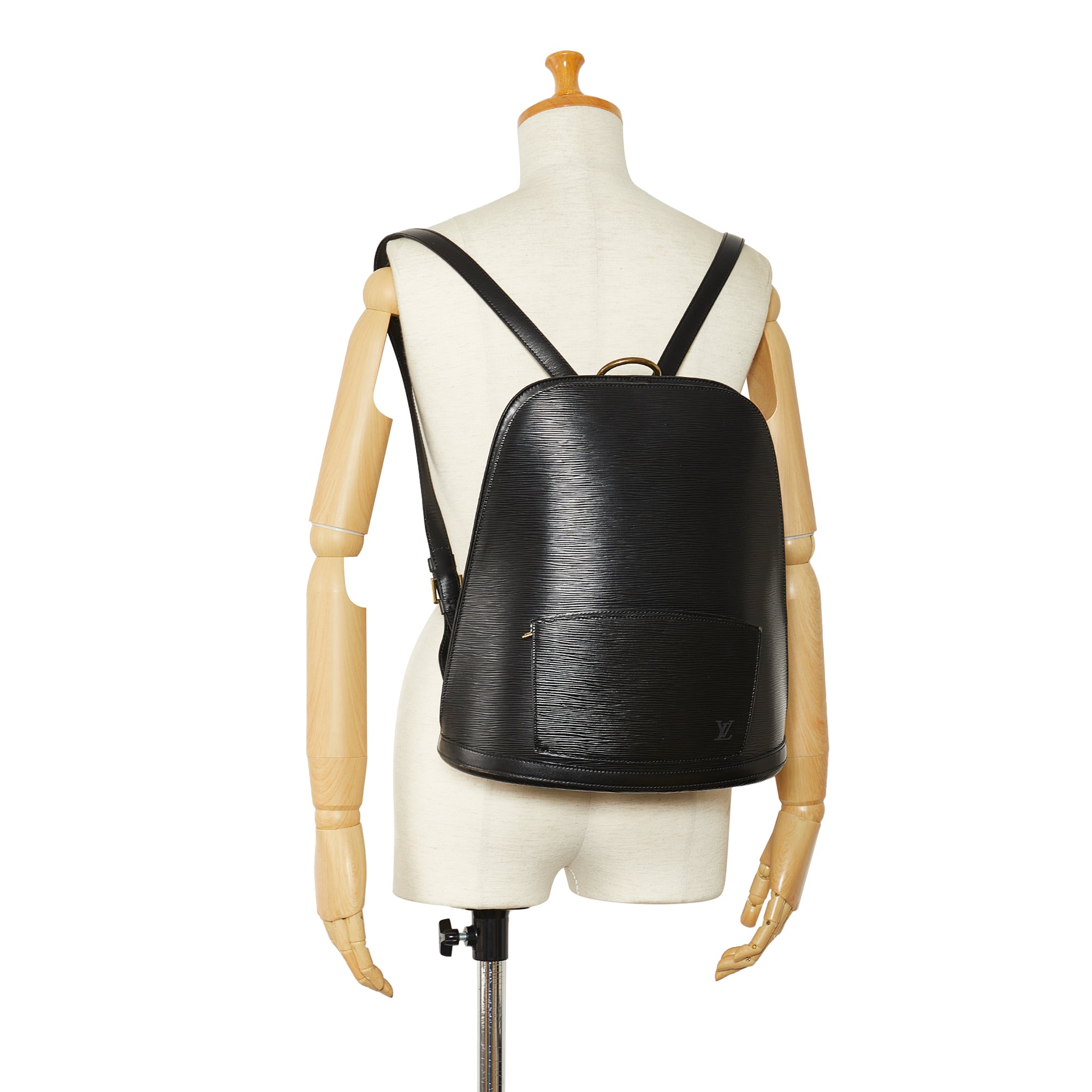 Louis Vuitton Gobelin Backpack Black Epi Gold