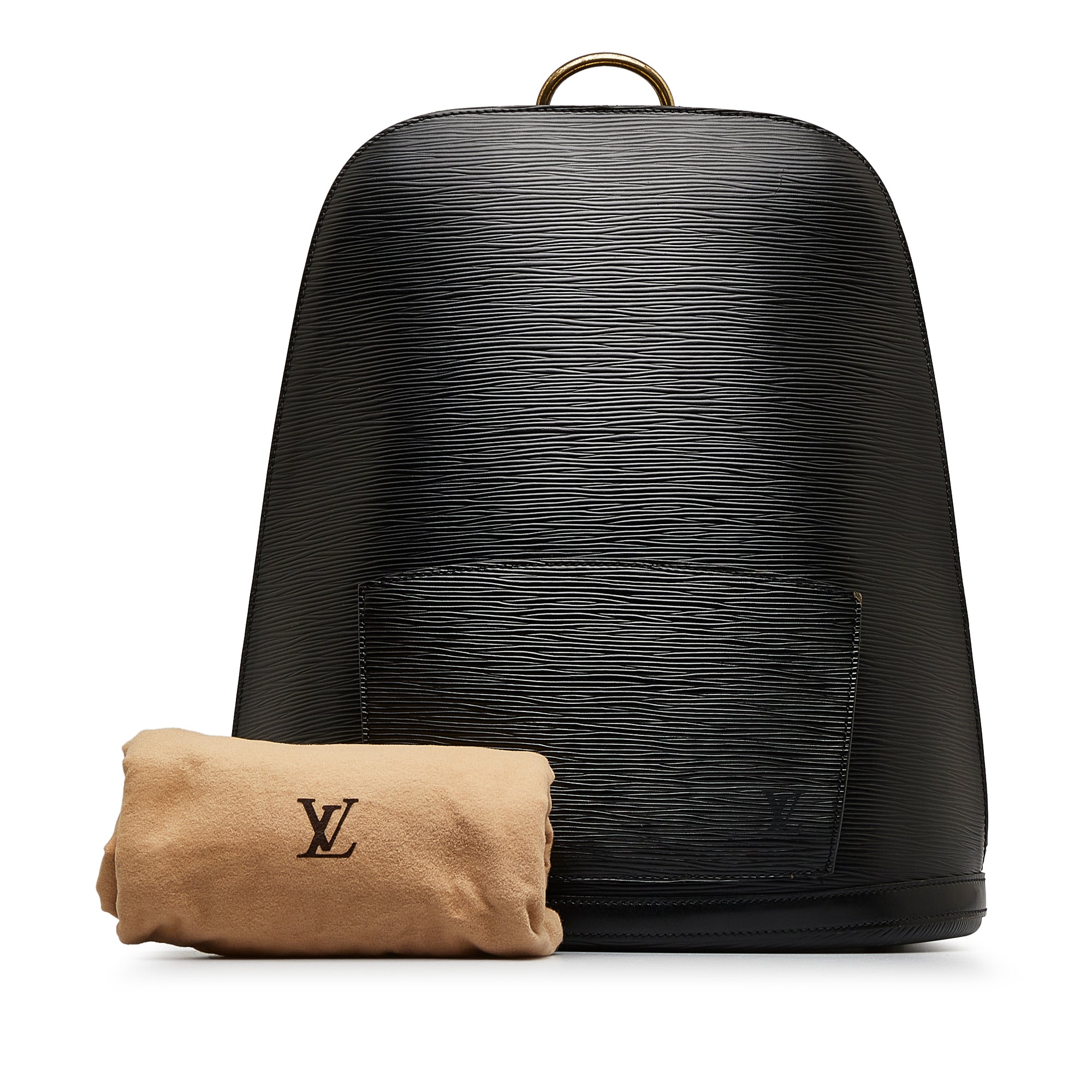 Louis Vuitton Gobelin Backpack Brown EPI Gold