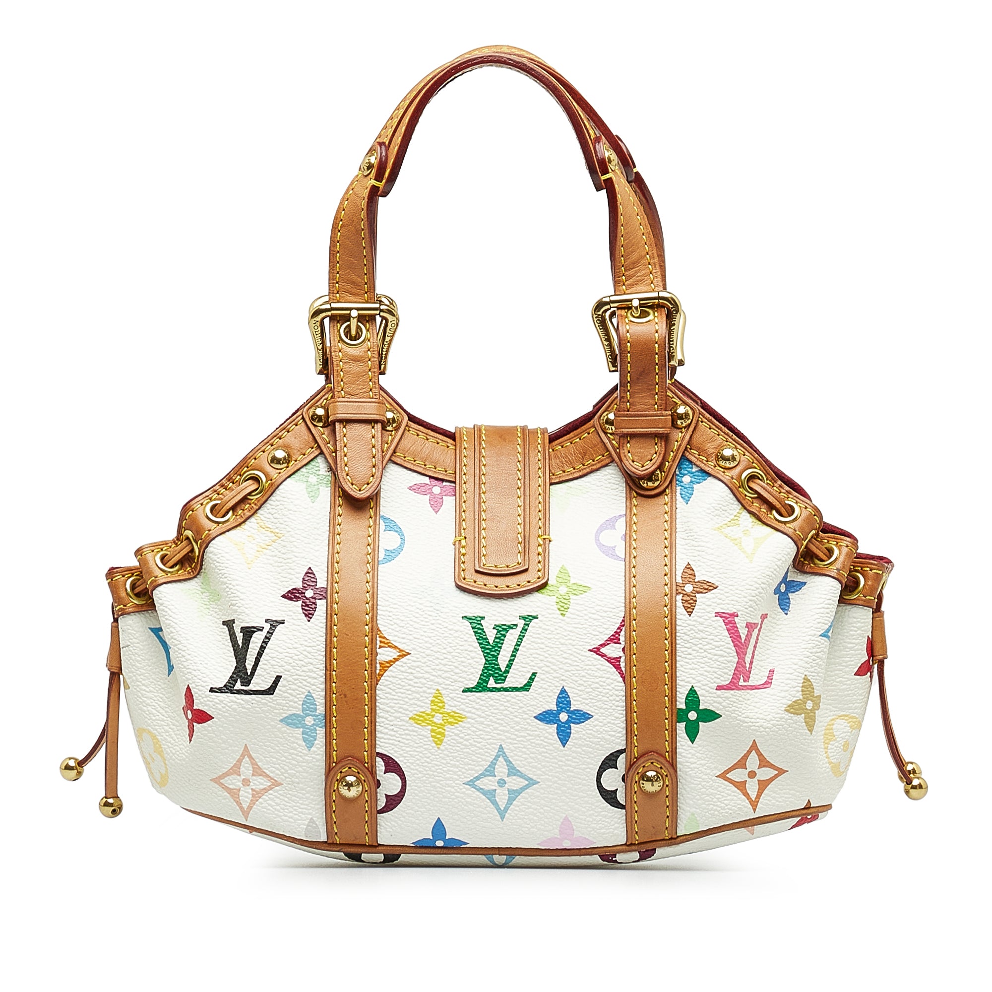 Louis Vuitton Vintage - Theda PM Bag - White Multi - Leather with Monogram  Canvas Handbag - Luxury High Quality - Avvenice