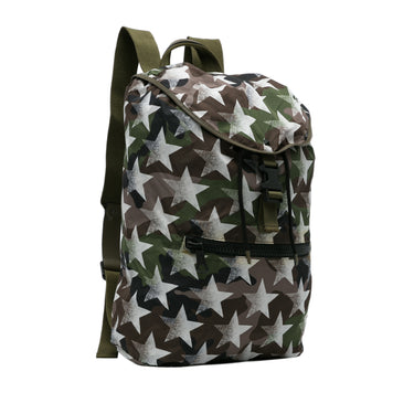 Green Valentino Camustars Backpack - Designer Revival