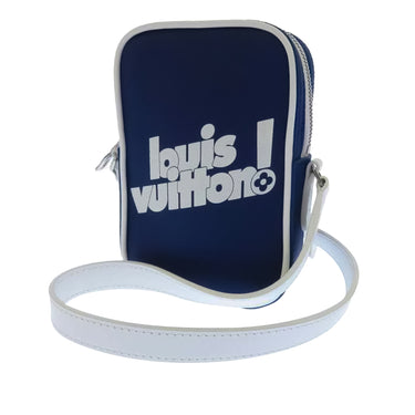 Blue Louis Vuitton Danube PPM Everyday Crossbody Bag - Designer Revival