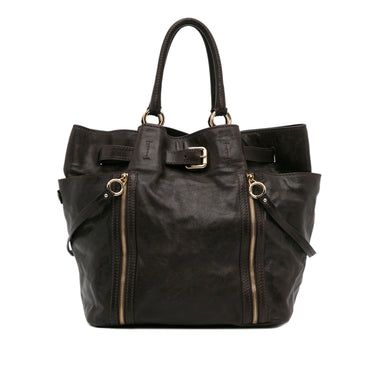 Brown Dolce&Gabbana Leather Tote Bag - Designer Revival