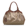 Brown Gucci GG Canvas Sukey Tote Bag