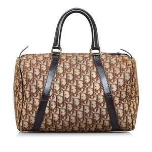 Brown Dior Oblique Boston Bag