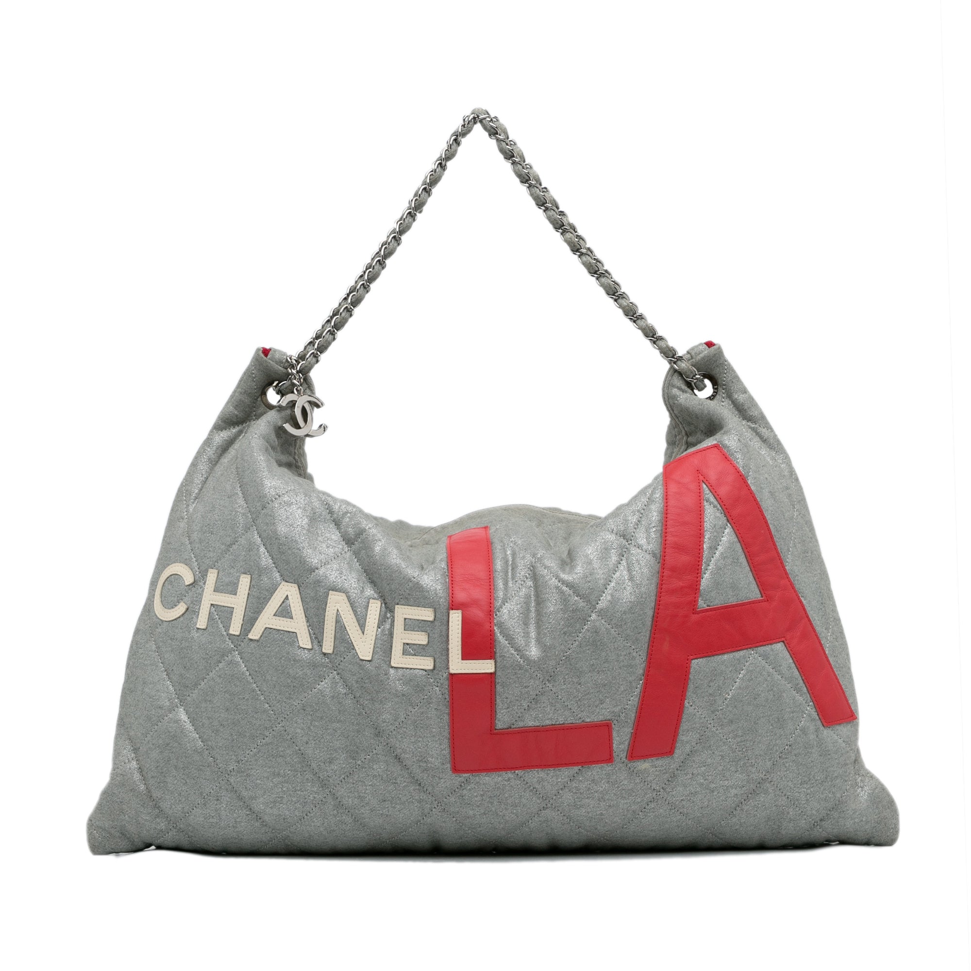 Silver Chanel Cruise Line LA Travel Bag – Designer Revival